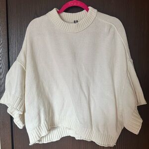 Anthropologie Women's Cream Sweater